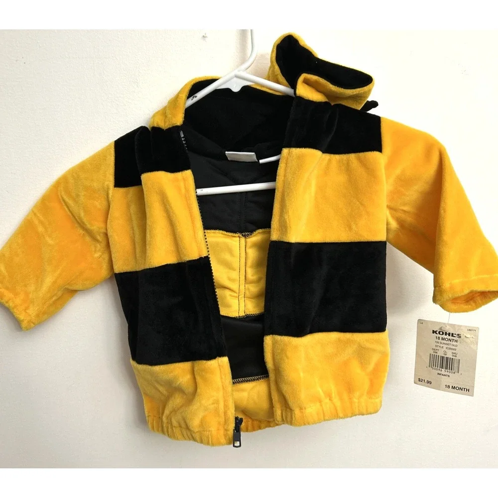 Kohl's 2nd Step Bee Halloween Costume 18 Mos Toddler